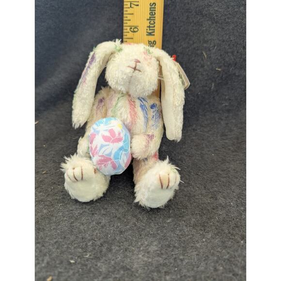 Ty Attic Treasures Georgia The Bunny Rabbit 1993 Jointed USED - Picture 1 of 6
